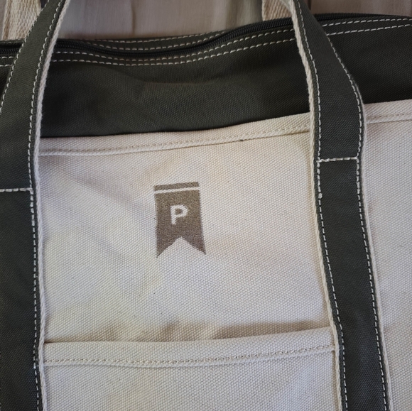 Lands End Extra Large Tote Bag In Olive Green - Picture 2 of 5